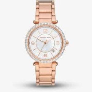 Michael kors ladies Parker Rose gold plated watch| MK3961